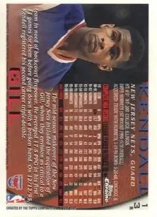 Verso de Kendall Gill