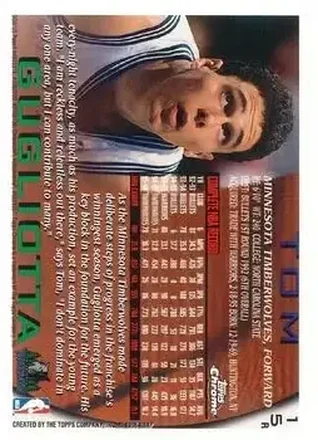 Tom Gugliotta Rückseite