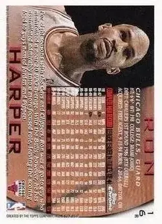 Verso de Ron Harper