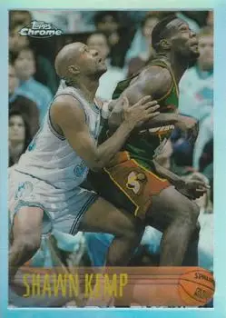 1996-97 Topps Chrome #50R Refractors Shawn Kemp