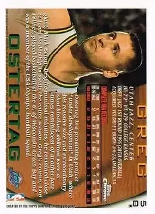 Greg Ostertag Rückseite