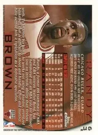 Verso de Randy Brown