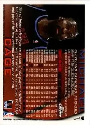 Michael Cage Rückseite