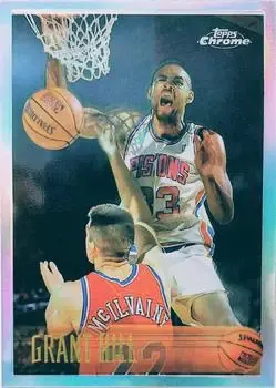 1996-97 Topps Chrome #100R Refractors Grant Hill