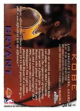 Verso de Kobe Bryant