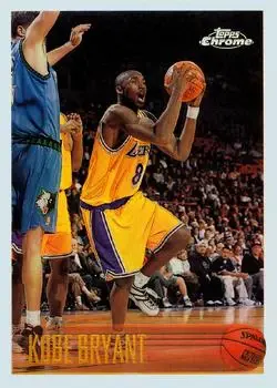1996-97 Topps Chrome #138R Refractors Kobe Bryant