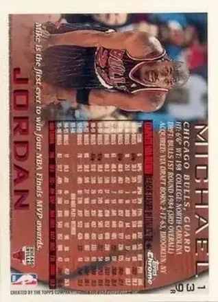 Michael Jordan Rückseite