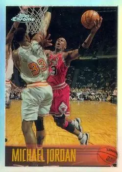 1996-97 Topps Chrome #139R Refractors Michael Jordan