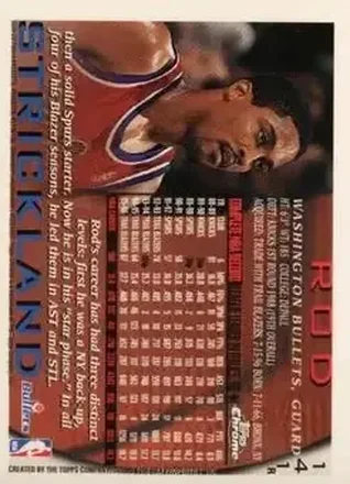 Rod Strickland Rückseite