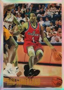 1996-97 Topps Chrome #141R Refractors Rod Strickland