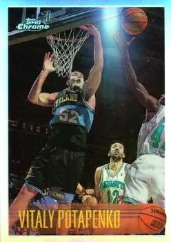 1996-97 Topps Chrome #172R Refractors Vitaly Potapenko