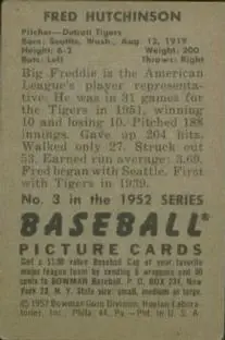 Back of Fred Hutchinson