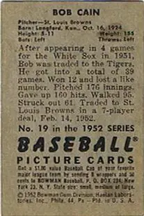 Back of Bob Cain