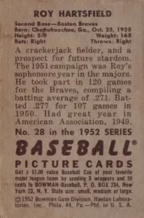 Back of Roy Hartsfield