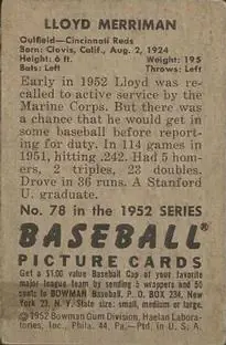 Back of Lloyd Merriman