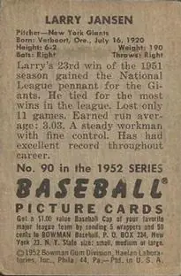 Back of Larry Jansen
