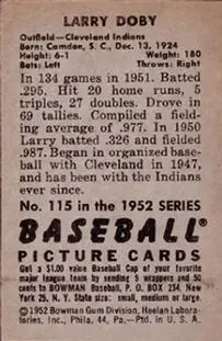 Back of Larry Doby