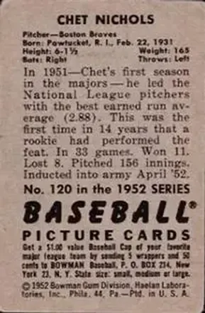 Chet Nichols back