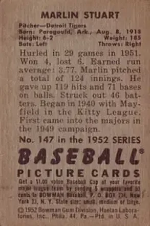 Marlin Stuart back