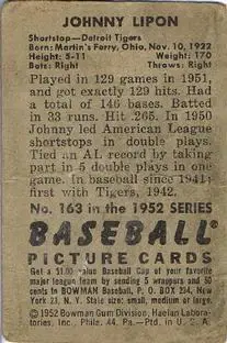 Back of Johnny Lipon