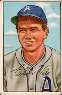 1952 Bowman #206 Elmer Valo