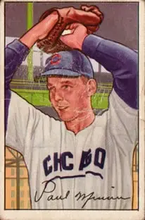 1952 Bowman #211 Paul Minner