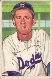 1952 Bowman #224 Johnny Schmitz