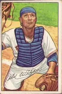 1952 Bowman #225 Del Wilber