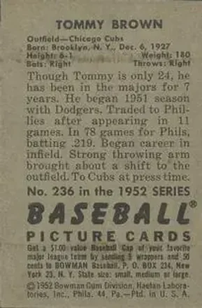 Tommy Brown back