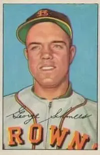 1952 Bowman #245 George Schmees