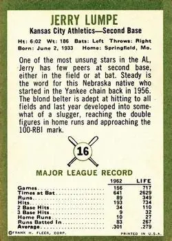 Back of Jerry Lumpe