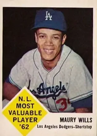 Frente de Maury Wills