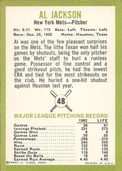 Back of Al Jackson