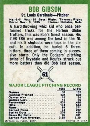 Reverso de Bob Gibson