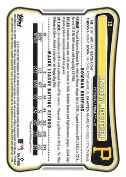 Back of Andrew McCutchen