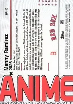 Back of Manny Ramirez
