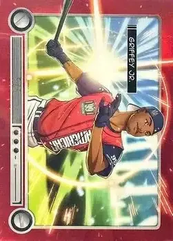 2026 Bowman #BA-12 Anime Red Refractors Ken Griffey Jr.
