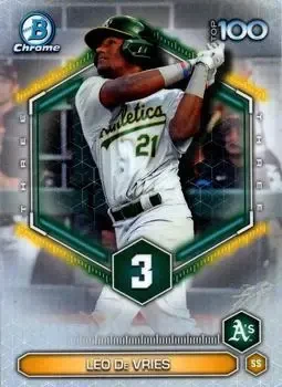 2026 Bowman #BTP-3 Bowman Scouts' Top 100 Leo De Vries