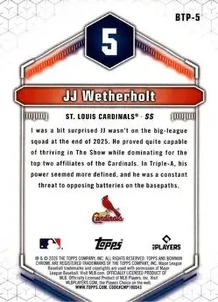 JJ Wetherholt back