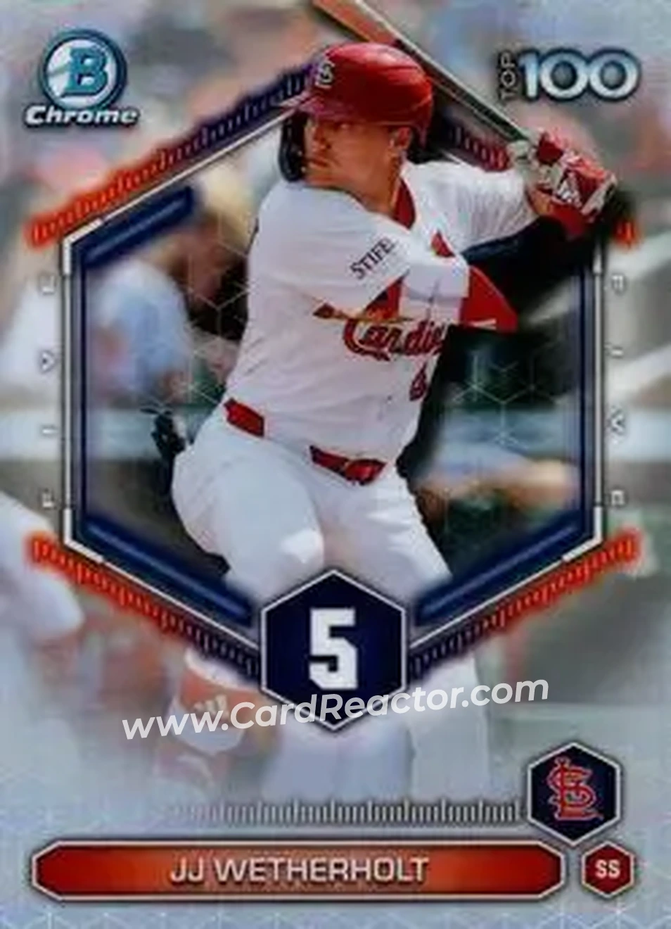 Enlarged card image