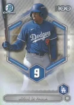2026 Bowman #BTP-9 Bowman Scouts' Top 100 Josue De Paula