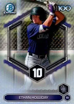2026 Bowman #BTP-10 Bowman Scouts' Top 100 Ethan Holliday