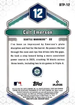 Back of Colt Emerson
