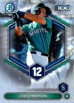 2026 Bowman #BTP-12 Bowman Scouts' Top 100 Colt Emerson