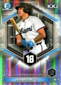 2026 Bowman #BTP-18 Bowman Scouts' Top 100 Aiva Arquette