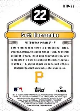 Seth Hernandez Rückseite