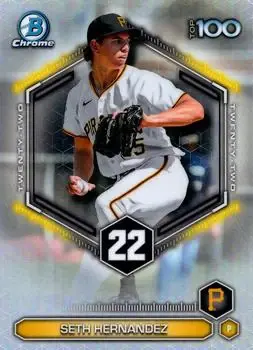 2026 Bowman #BTP-22 Bowman Scouts' Top 100 Seth Hernandez