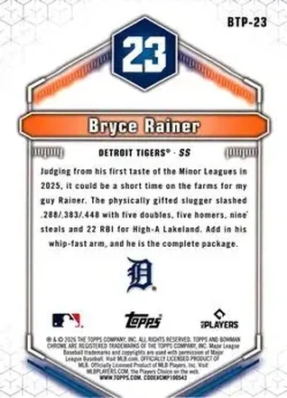 Bryce Rainer Rückseite