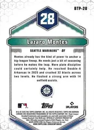 Lazaro Montes 뒷면