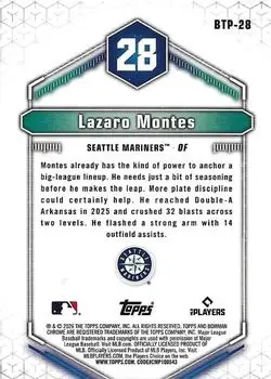 Back of Lazaro Montes